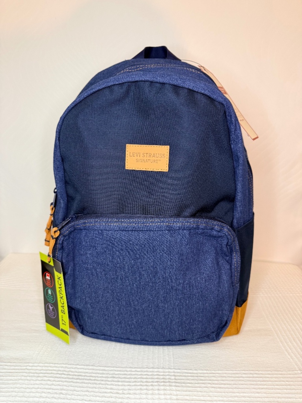 Levi Strauss Signature, Single Pocket Backpack, Denim